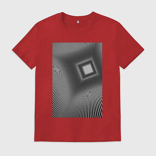 Мужская футболка Шахта в никуда / Красный – фото 1