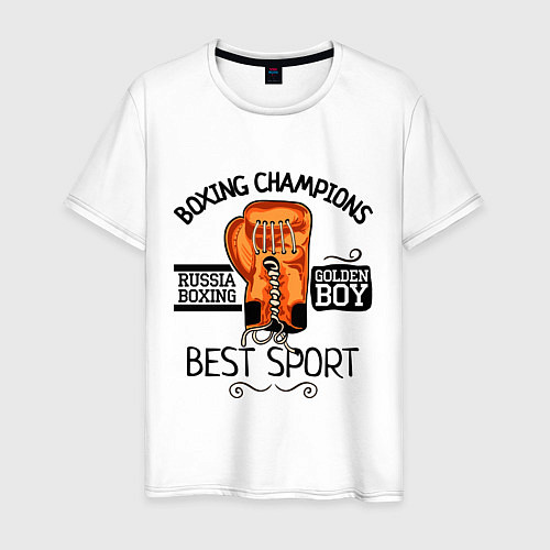 Мужская футболка Golden Boy: Best Sport / Белый – фото 1