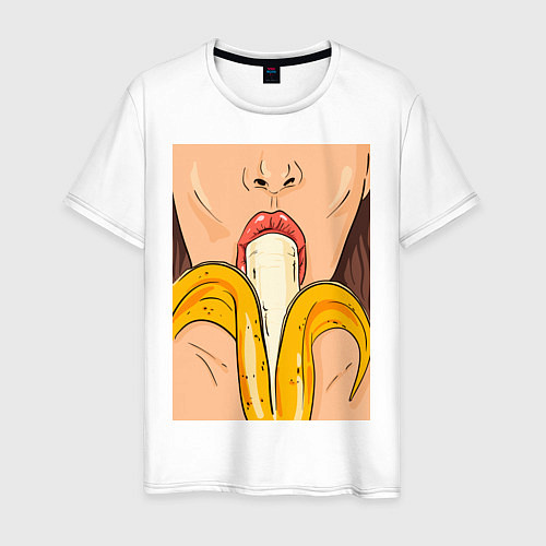 Мужская футболка Банан / Белый – фото 1