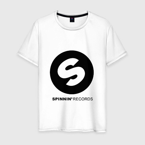 Мужская футболка Spinnin records / Белый – фото 1