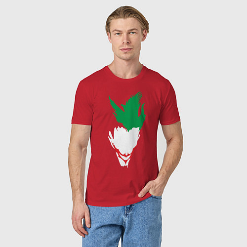 Мужская футболка Faceless Joker / Красный – фото 3