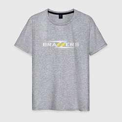 Футболка хлопковая мужская Big Brazzers, цвет: меланж