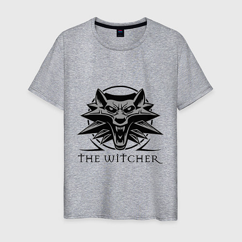 Мужская футболка The Witcher 3 / Меланж – фото 1