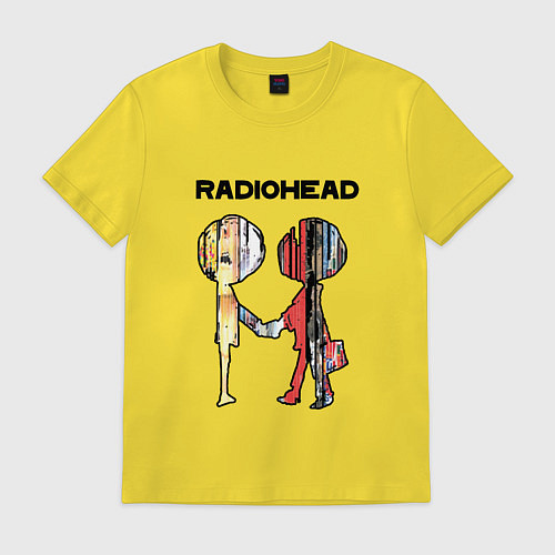 Мужская футболка Radiohead Peoples / Желтый – фото 1