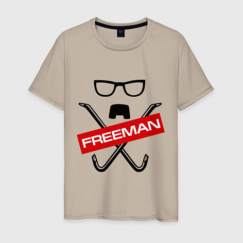 Мужская футболка Freeman Pack / Миндальный – фото 1