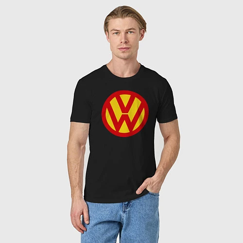 Мужская футболка Super Volkswagen / Черный – фото 3