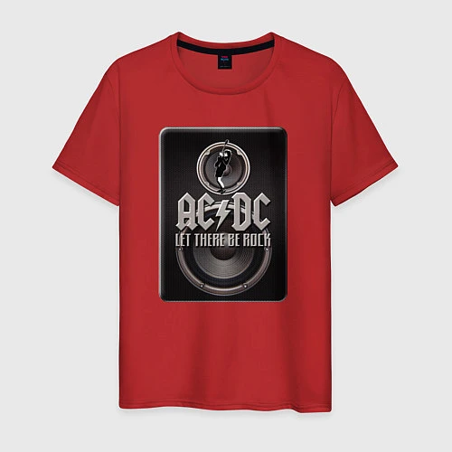 Мужская футболка AC/DC: Let there be rock / Красный – фото 1