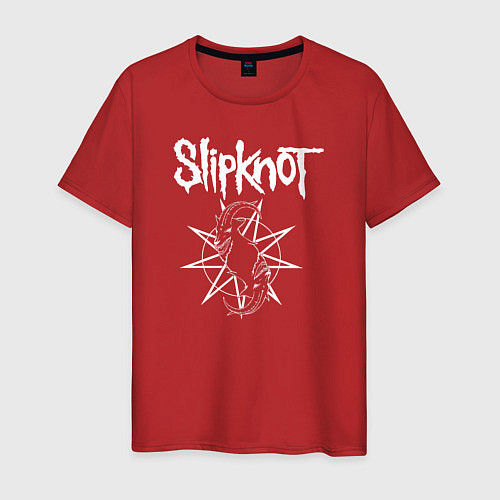 Мужская футболка Slipknot / Красный – фото 1