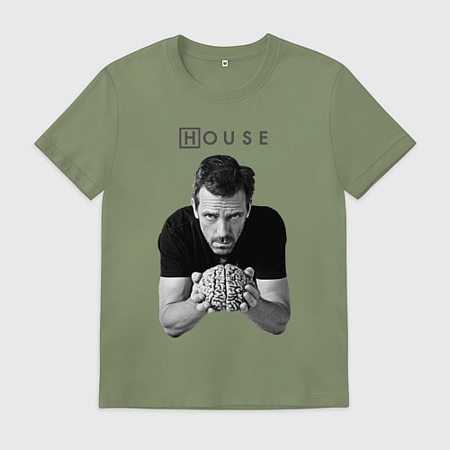 Мужская футболка House Brain / Авокадо – фото 1