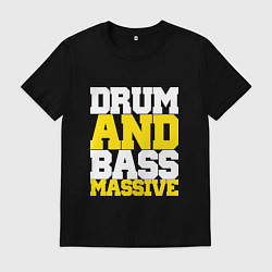 Мужская футболка DRUM AND BASS MASSIVE