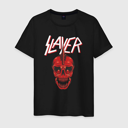Мужская футболка Slayer Punk / Черный – фото 1