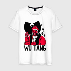 Футболка хлопковая мужская Wu-Tang Clan: Street style, цвет: белый