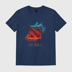 Футболка хлопковая мужская Dota 2 Shadows, цвет: тёмно-синий
