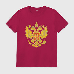 Мужская футболка Герб России: золото
