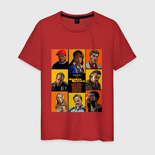 Мужская футболка Jackie Brown / Красный – фото 1