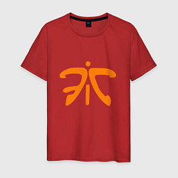 Футболка хлопковая мужская Fnatic Logo, цвет: красный