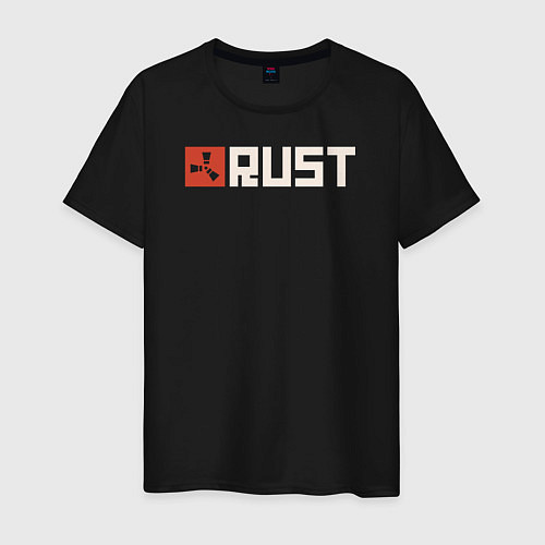 Мужская футболка RUST / Черный – фото 1
