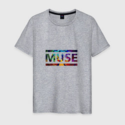 Футболка хлопковая мужская Muse Colour, цвет: меланж