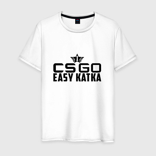 Мужская футболка CS:GO Easy Katka / Белый – фото 1