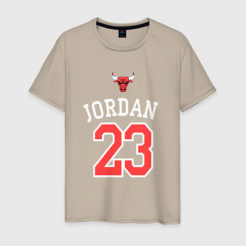 Мужская футболка Jordan 23 / Миндальный – фото 1