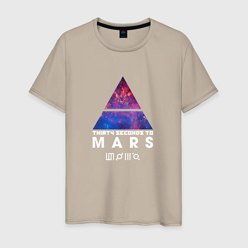 Мужская футболка 30 STM: cosmos / Миндальный – фото 1