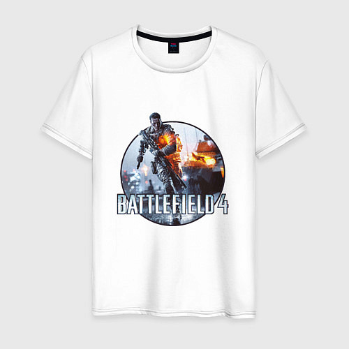 Мужская футболка Battlefield 4 / Белый – фото 1