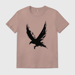 Мужская футболка Черный ворон