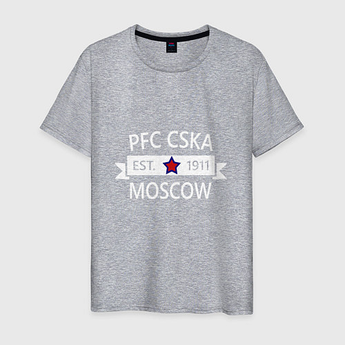 Мужская футболка PFC CSKA Moscow / Меланж – фото 1