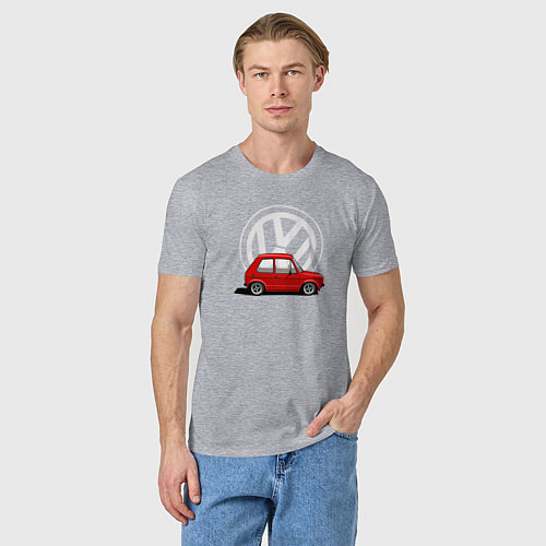 Мужская футболка Golf mk I / Меланж – фото 3