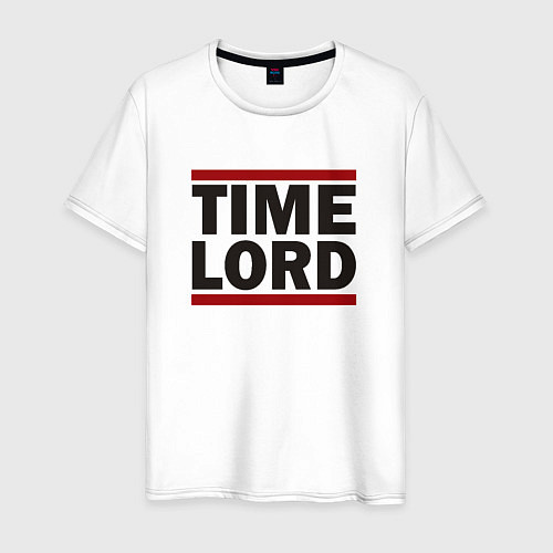 Мужская футболка Time Lord / Белый – фото 1