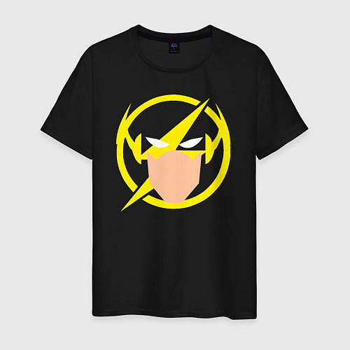 Мужская футболка Flash: minimalism / Черный – фото 1