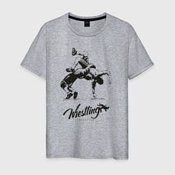 Мужская футболка Wrestling