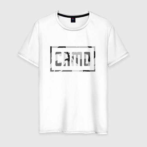Мужская футболка CAMO / Белый – фото 1