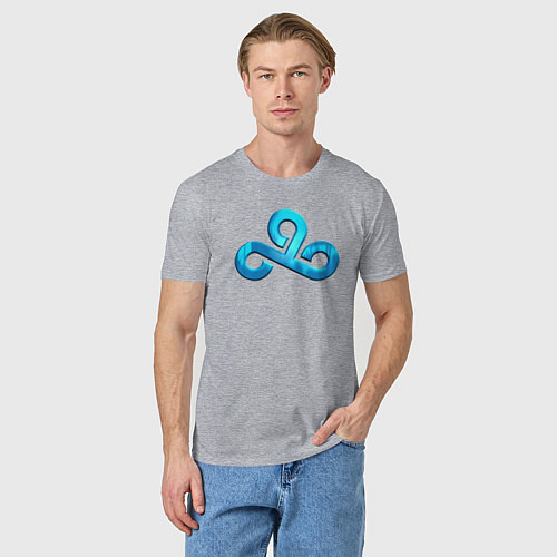 Мужская футболка Cloud9 Foil Металлический эффект / Меланж – фото 3