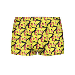 Трусы-боксеры мужские Pikachu, цвет: 3D-принт