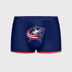 Трусы-боксеры мужские Columbus Blue Jackets, цвет: 3D-принт