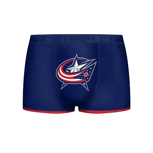 Мужские трусы Columbus Blue Jackets / 3D-принт – фото 1