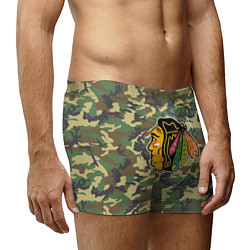 Трусы-боксеры мужские Blackhawks Camouflage, цвет: 3D-принт — фото 2