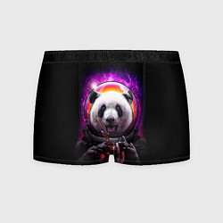 Трусы-боксеры мужские Panda Cosmonaut, цвет: 3D-принт