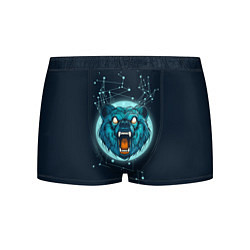 Трусы-боксеры мужские Космический медведь, цвет: 3D-принт