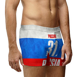 Трусы-боксеры мужские Russia: from 31, цвет: 3D-принт — фото 2