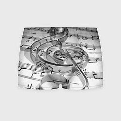 Мужские трусы Скрипичный ключ