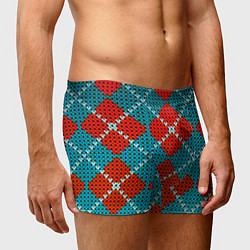 Трусы-боксеры мужские Knitting pattern, цвет: 3D-принт — фото 2