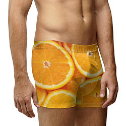 Трусы-боксеры мужские Апельсинка, цвет: 3D-принт — фото 2