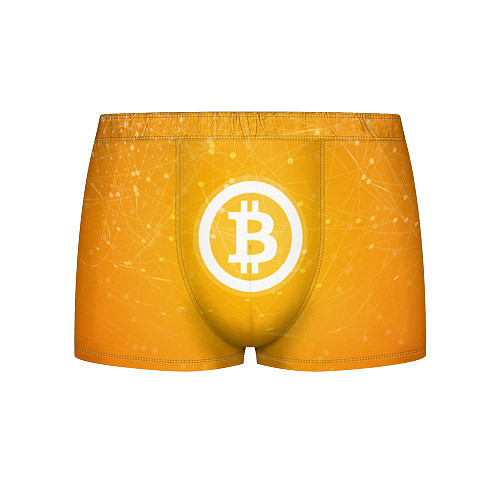Мужские трусы Bitcoin Orange / 3D-принт – фото 1