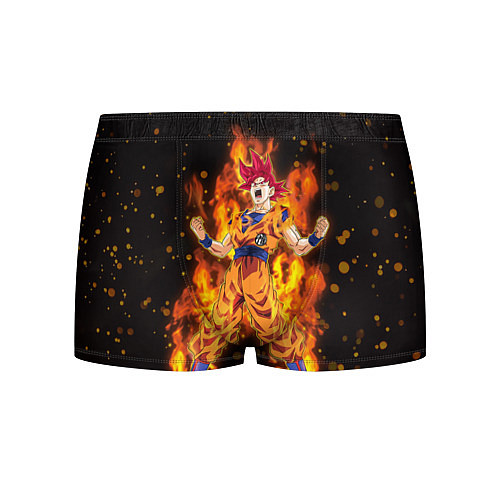 Мужские трусы Fire Goku / 3D-принт – фото 1