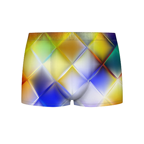Мужские трусы Colorful squares / 3D-принт – фото 1