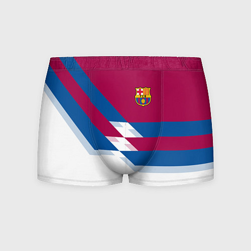 Мужские трусы Barcelona FC: White style / 3D-принт – фото 1