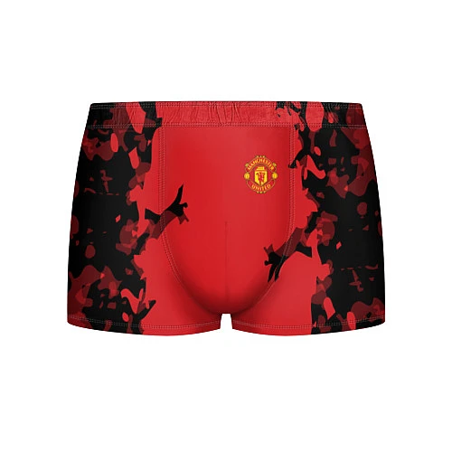 Мужские трусы FC Manchester United: Red Original / 3D-принт – фото 1