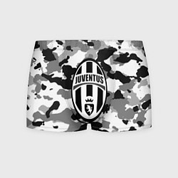 Трусы-боксеры мужские FC Juventus: Camouflage, цвет: 3D-принт